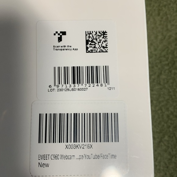NIB EMEET SmartCam C960 kit. USB Webcam with Tripod. Fixed focus. Full HD 1080P - Picture 7 of 7